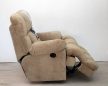 XL fekvő fotel motoros talppal választható színű puha plüss kárpittal - Cloud