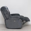 Elektromos relax fotel bazaltszürke puha plüss kárpittal raktárról - Daly