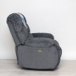Elektromos relax fotel bazaltszürke puha plüss kárpittal raktárról - Daly