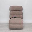 Moduláris relax kanapé motoros betét fotelje Cuba világosbarna szövet kárpittal raktárról - Preston2