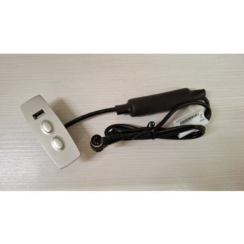   Európai elektromos fotel fém burkolatú kétgombos motor kapcsoló - USB porttal