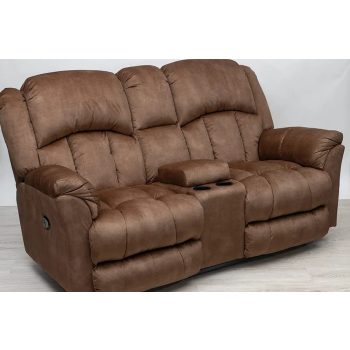 2 személyes relax kanapé - mozis, motoros - Wave gesztenyebarna mikrobársony kárpittal - Gilmore