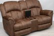 Italtartó betétes 2 személyes relax kanapé - Wave gesztenyebarna mikrobársony kárpittal - Gilmore