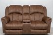 2 személyes relax kanapé - mozis, motoros - Wave gesztenyebarna mikrobársony kárpittal - Gilmore