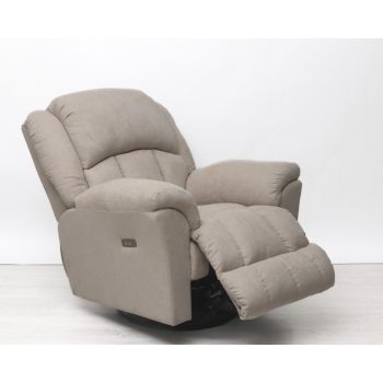   Forgó fotel motoros - hintázó talppal Bronx Camel bézs kárpittal raktárról - Gilmore