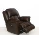 Bőr fotel motoros fix talppal dió színben - Gilmore