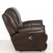 Bőr fotel motoros relax fotel dió színben - Gilmore