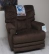 XXL TV fotel - nagy kényelmes fotel barna szövet kárpittal raktárról - Malone