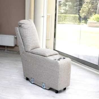   Elemes relax ülőgarnitúra mozis betétje drapp színű szövet kárpittal raktárról - McPherson