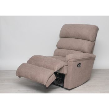   Elemes relax kanapé jobb oldali motoros fotelje Cuba világosbarna szövet kárpittal raktárról - Preston 2