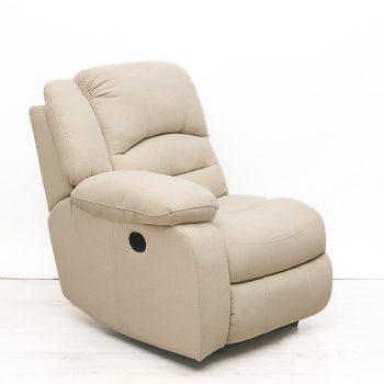   Moduláris relax kanapé bal oldali motoros fotelje Bronx beige szövet kárpittal raktárról - Tessin