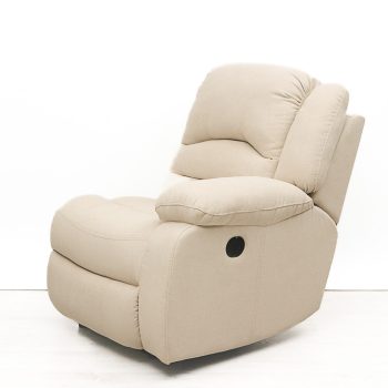   Moduláris relax kanapé jobb oldali motoros fotelje Bronx beige szövet kárpittal raktárról - Tessin