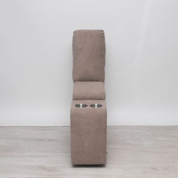   Moduláris relax kanapé mozis - italtartós betét eleme Cuba világosbarna színű szövet kárpittal raktárról - Preston2