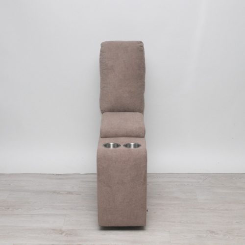 Elemes relax kanapé mozis - italtartós betét eleme Cuba világosbarna színű szövet kárpittal raktárról - Preston 2
