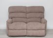 2 személyes motoros relax kanapé Cuba világosbarna szövet kárpittal raktárról - Preston2