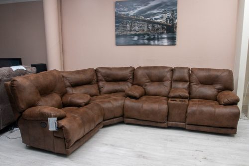 Motoros relax sarokgarnitúra mozi kanapéval - 2 + 1 személyes - raktárról - Voyager