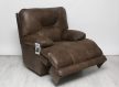 TV fotel - motoros relax fotel gesztenyebarna textilbőr - VoyagerFekvőfotel - olvasó fotel gesztenyebarna textilbőr - Voyager