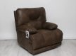 Fekvőfotel - TV fotel gesztenyebarna textilbőr - Voyager