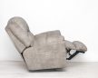 Elektromos fotel fix talppal Jade bézs színű rusztikus hatású microszálas bársony kárpittal raktárról - Gilmore