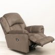 Elektromos fotel fix talppal Horton barna microszálas bársony kárpittal raktárról - Gilmore