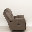 Elektromos fotel fix talppal Horton barna microszálas bársony kárpittal raktárról - Gilmore
