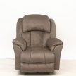 Elektromos fotel fix talppal Horton barna microszálas bársony kárpittal raktárról - Gilmore