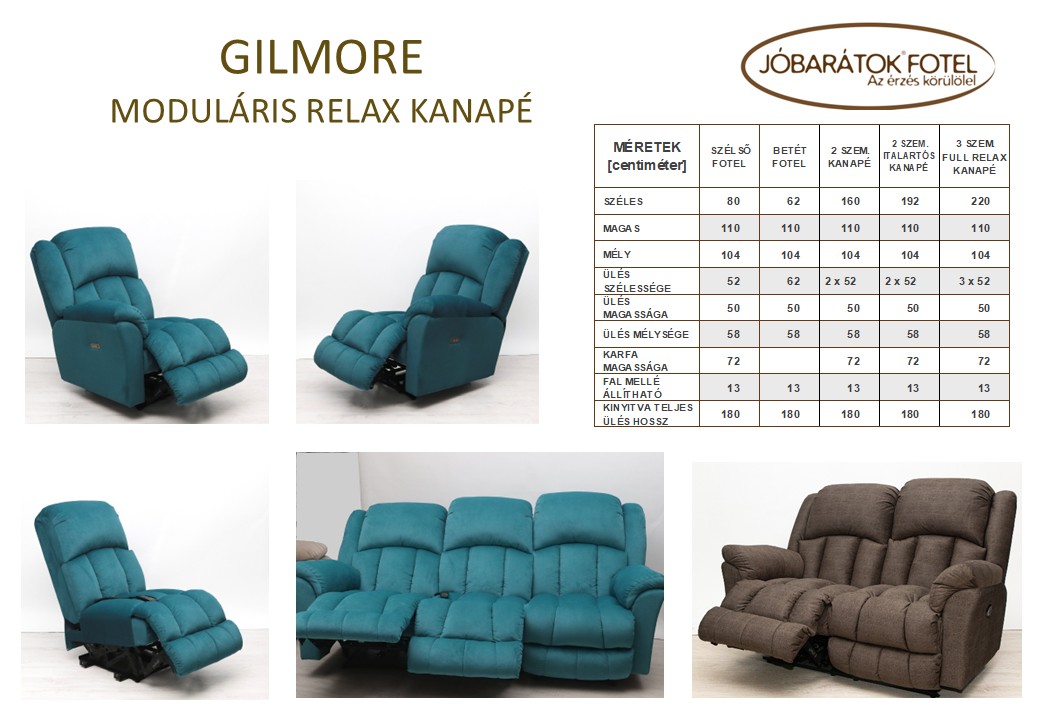 Gilmore moduláris kanapé